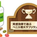実感効果で選ぶぺニス増大サプリのおすすめランキング